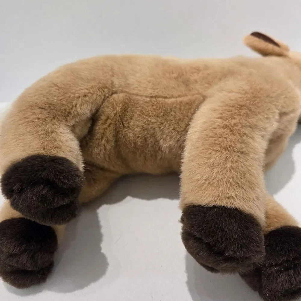 Wildkin Brown Polyester Plush Stuffed Animal Horse Kid Purse Handles Zip Derby